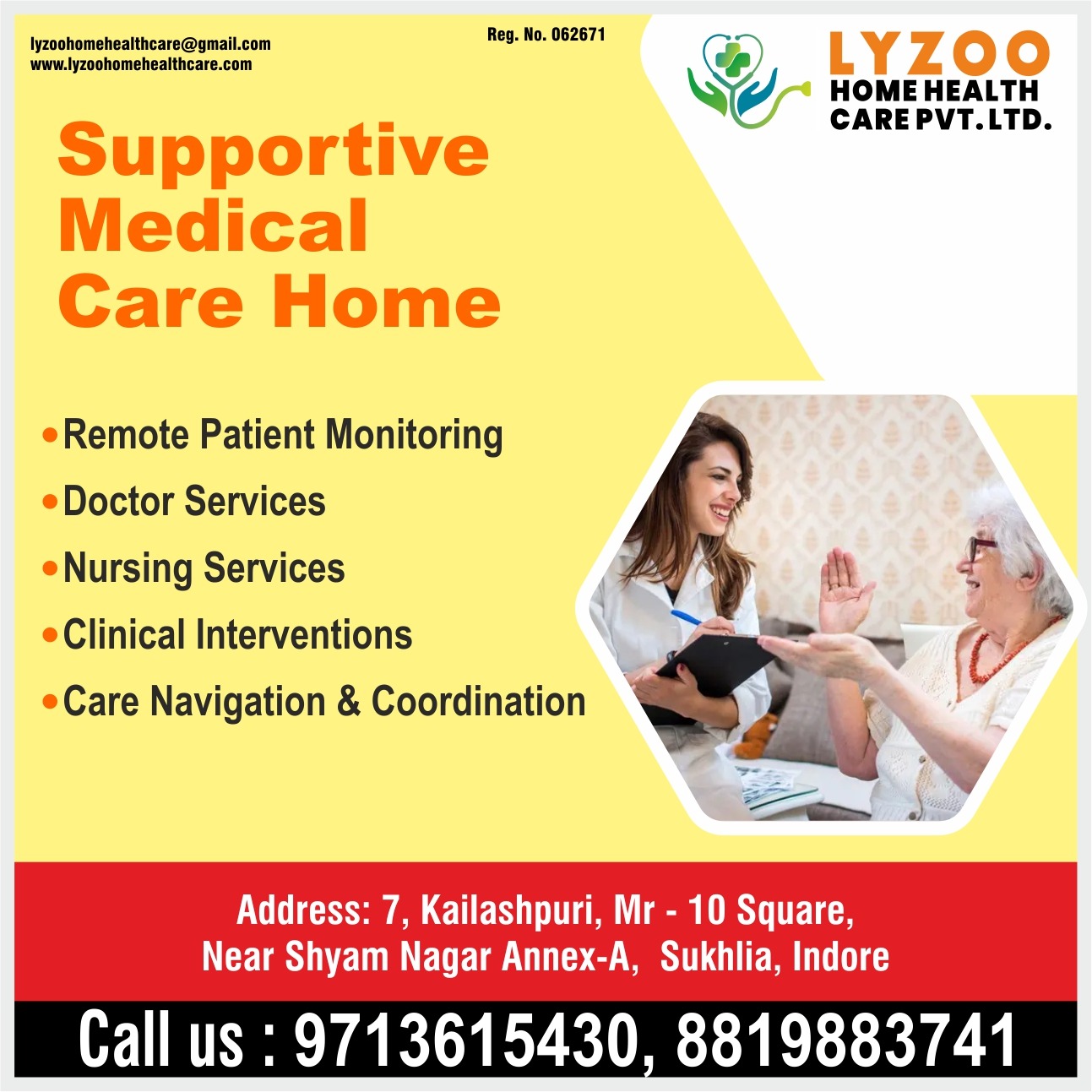 Best Supportive Medical Care Services at home in Indore
