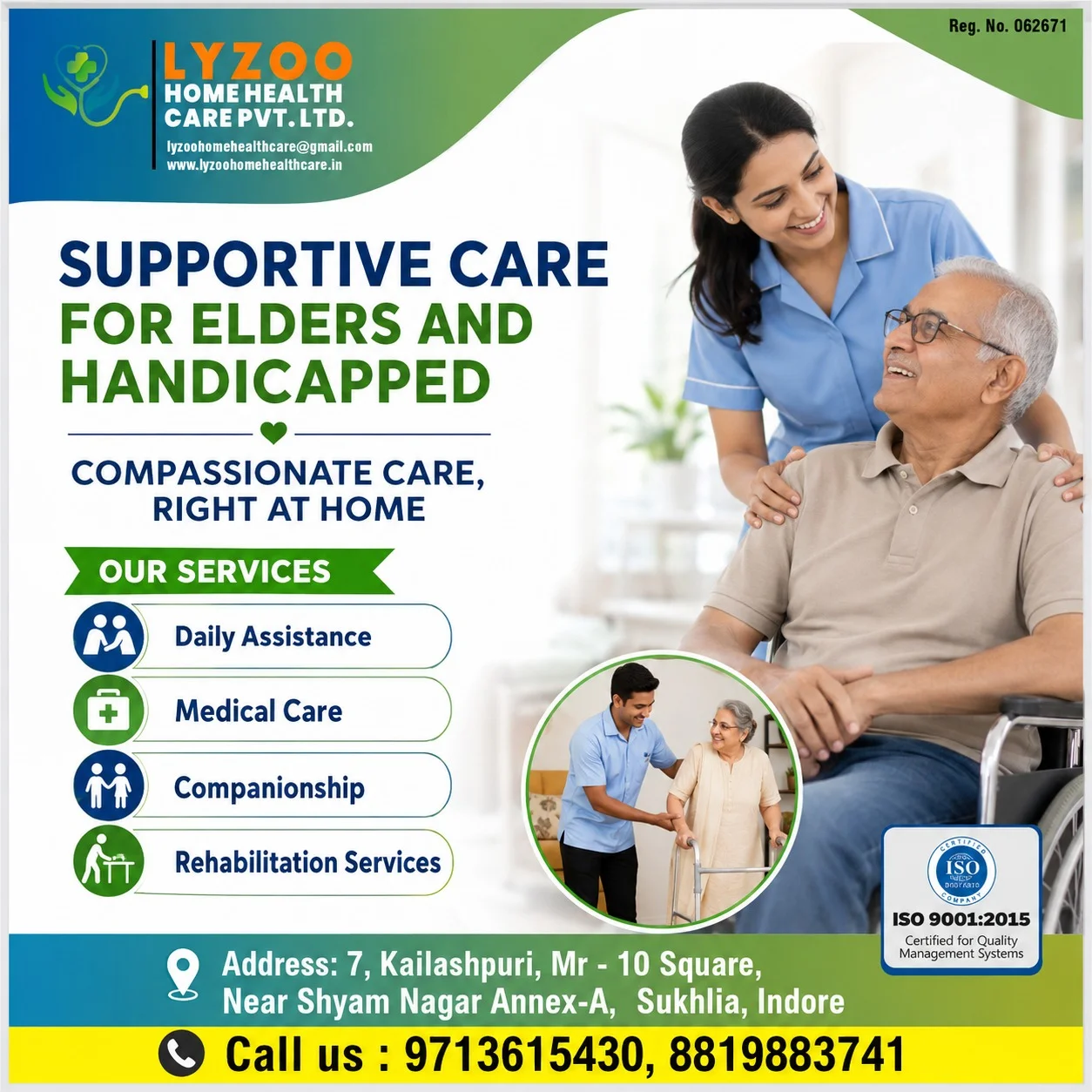 Nursing Care for the Elderly and Disabled in Indore