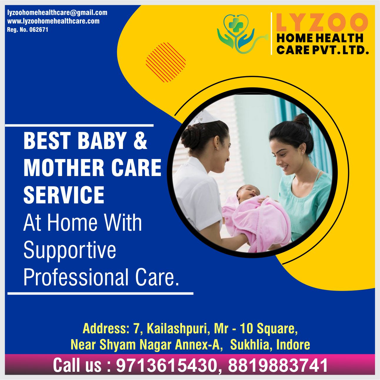 Mother and Baby Care Service At Home In Indore