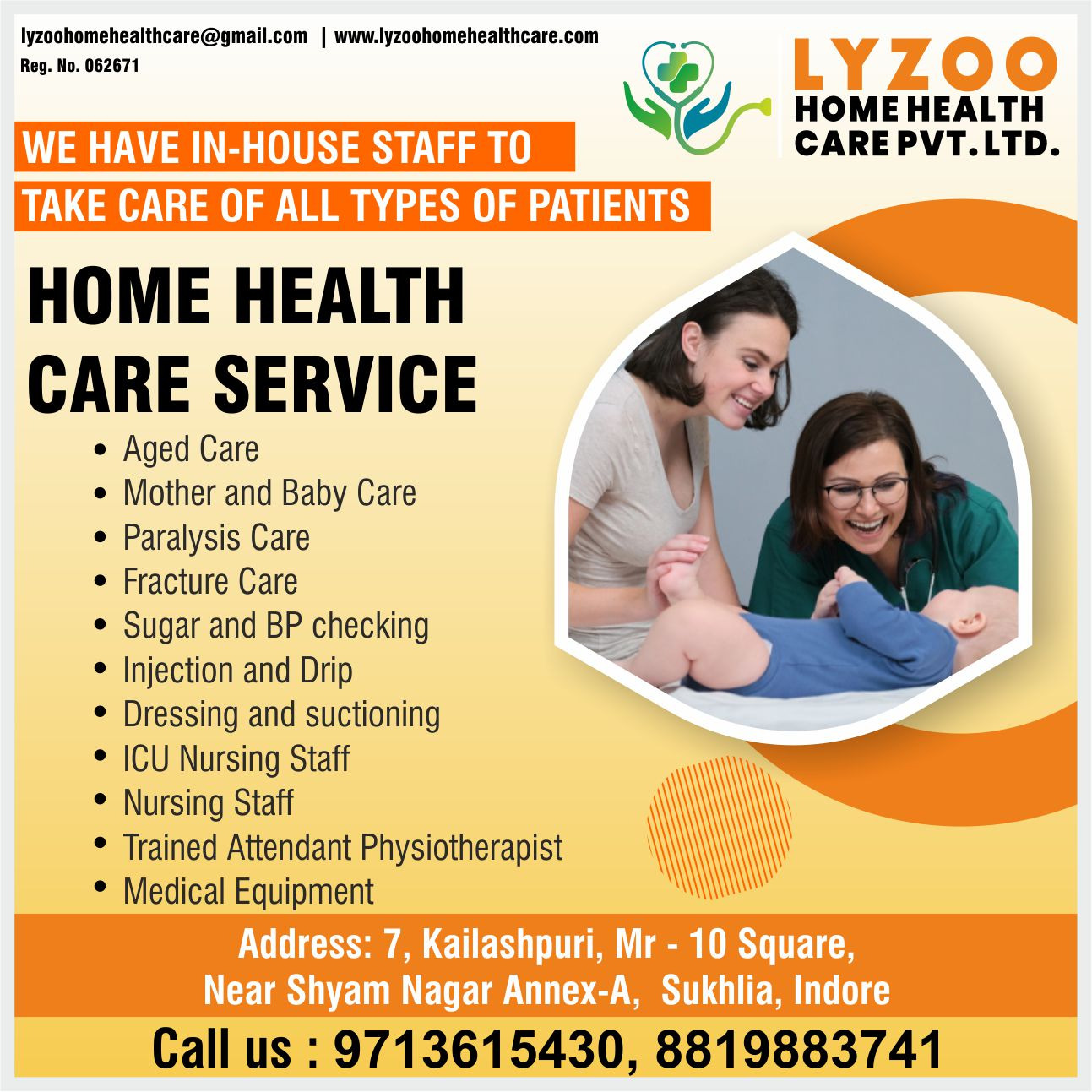 Reliable Home Health Care Services in Indore